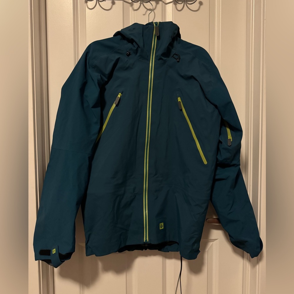 Sweet Protection green ski shell